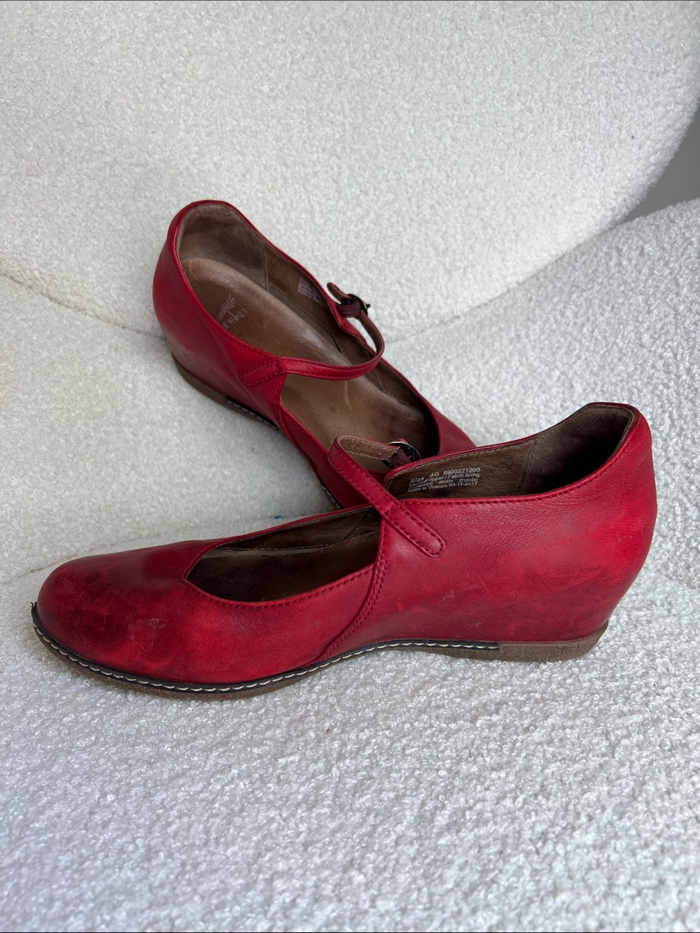 These are Dansko Loralie Mary Jane wedge shoes